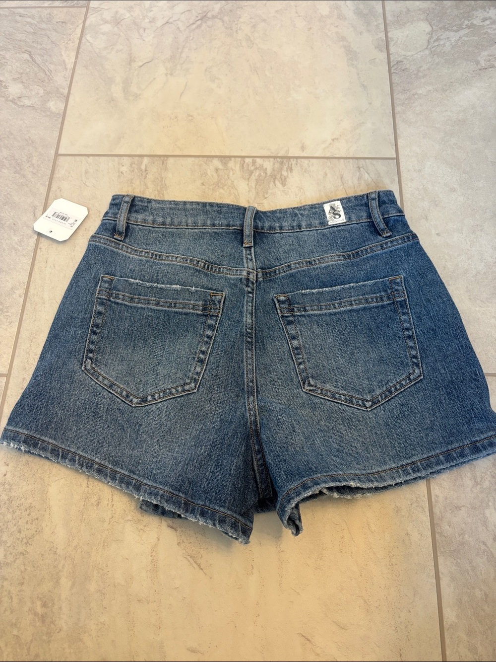 Altar'd State Medium Blue Denim Skort with Tag - Picture 3 of 6